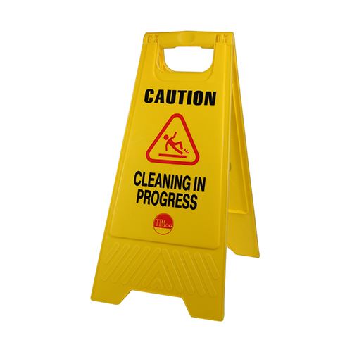 Timco A-Frame Veiligheidsbord - Pas Op Schoonmaak Werkzaamheden (610x300mm)