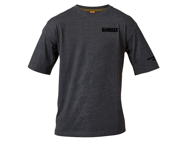 DEWALT Camiseta Typhoon Gris Carbón, 65% Poliéster, XL (48in)