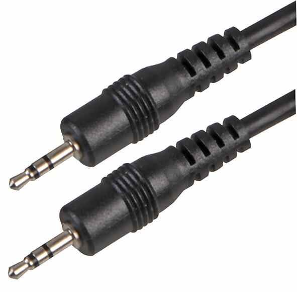 PRO SIGNAL - Kabel Stereo Jack 2.5mm Plug ke Plug 5m Hitam