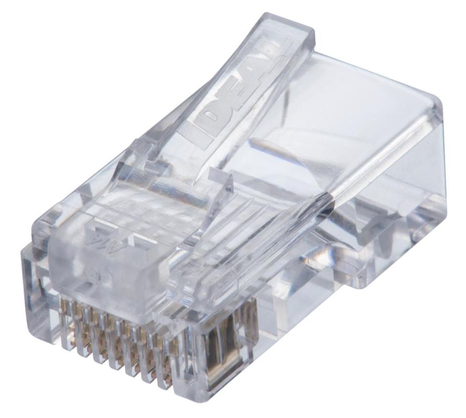 IDEAL Connettori RJ45 Passanti, Cat5e, 8P8C, Confezione da 25