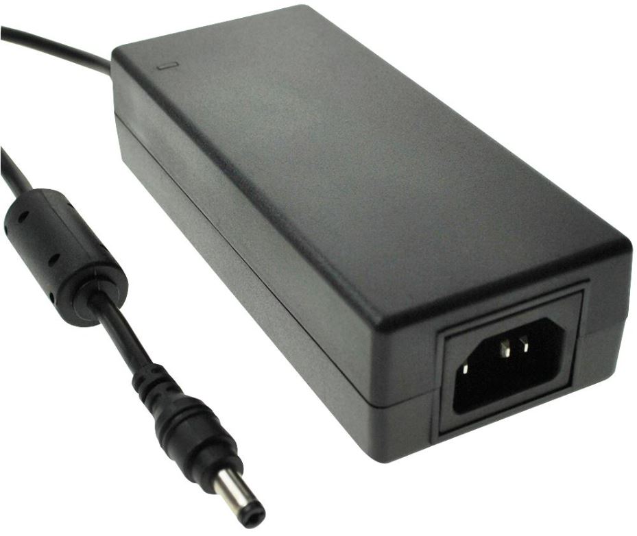 POWERPAX 12V 7,5A 90W Desktop-Netzteil (Level VI), IEC C14, 2,1mm Stecker