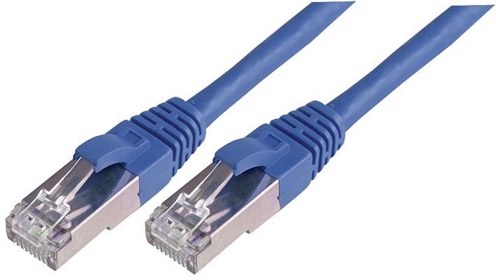CONNECTIX Cat6a SFTP Ethernet Patch Lead, RJ45 Male-Male, 3m, Blue