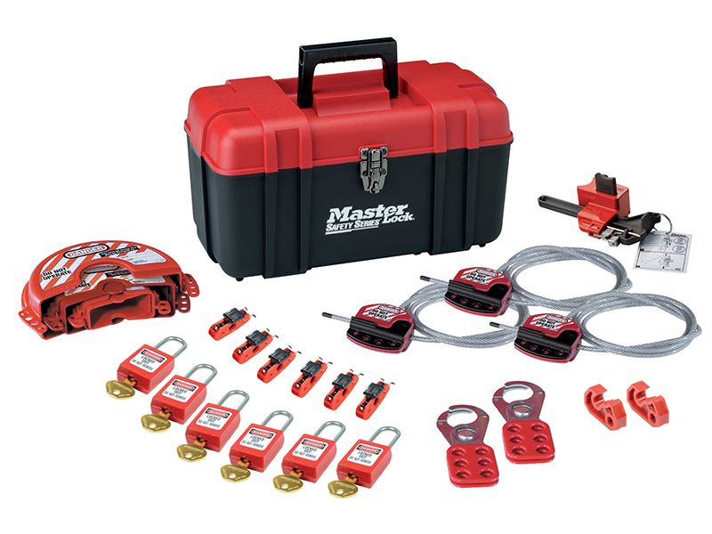 Master Lock - Kit de cadenassage Valves & Electrique, 23 Pièces