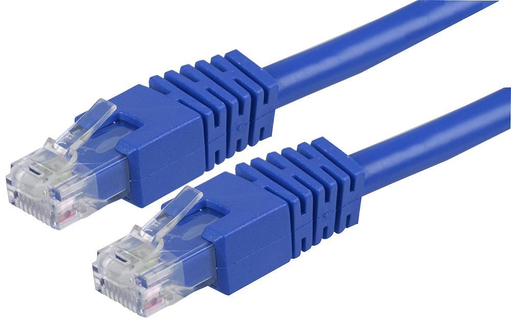 Pro Signal RJ45 Cat6 UTP Ethernet Cable, 0.5m Blue