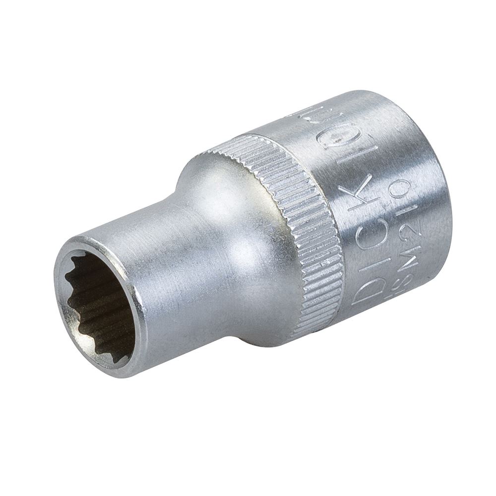 King Dick 1/2″ 12-Point Socket, 10mm, Metric, Chrome-Plated