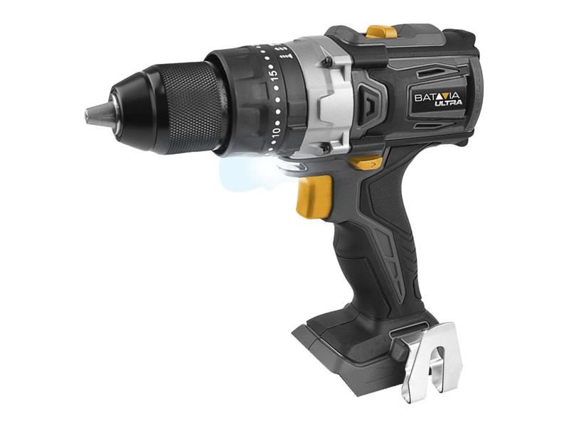 Batavia MAXXPACK ULTRA Brushless Combi Drill 18V with 2 x 4.0Ah Batteries