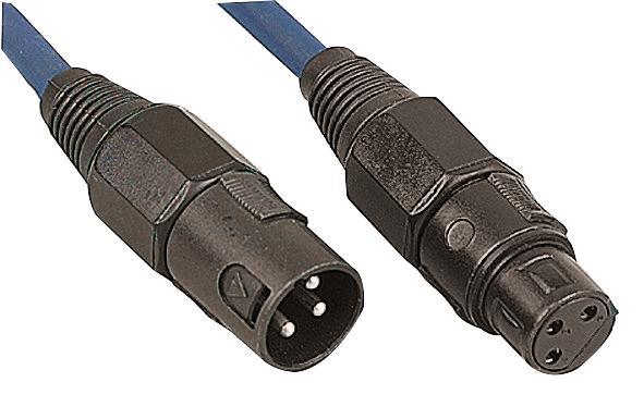 RARAION 3-Pins XLR vrouw naar man luidspreker kabel, 3m, zwart