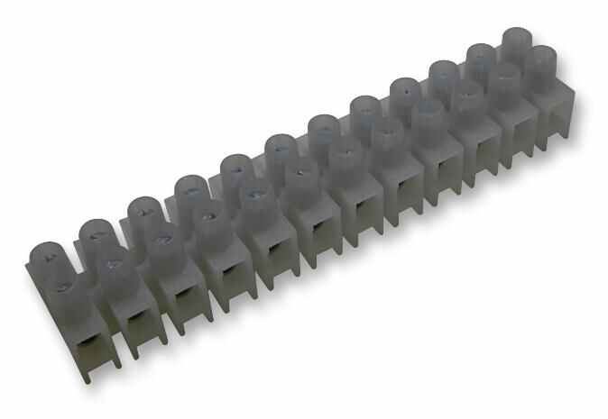 RARAION - 12-fach Klemmenblock mit Drahtschutz 17,5A