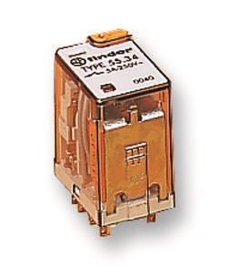FINDER ממסר תושבת 24V DC, 7A, 4PCO