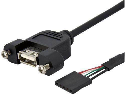 STARTECH - USB A 2.0 Baininscneach ar Chomhla go Cinnín 5-Pionnach, 0.9m