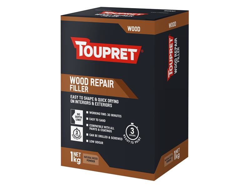 Toupret Houtreparatievuller, Natuurlijk Hout, 1kg