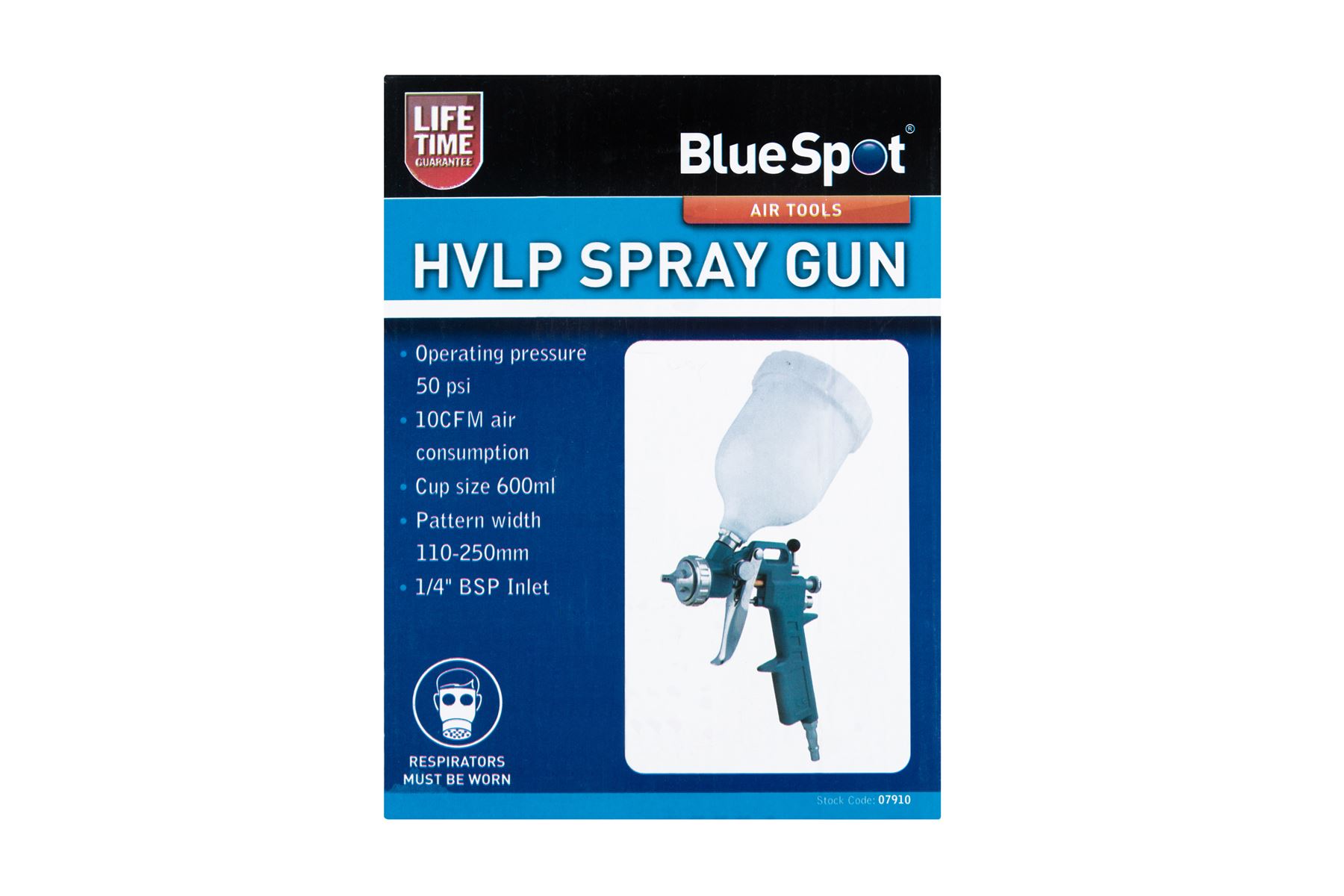 Blue Spot Tools Pistola a Spruzzo HVLP, 600ml, Ugello 1.5mm