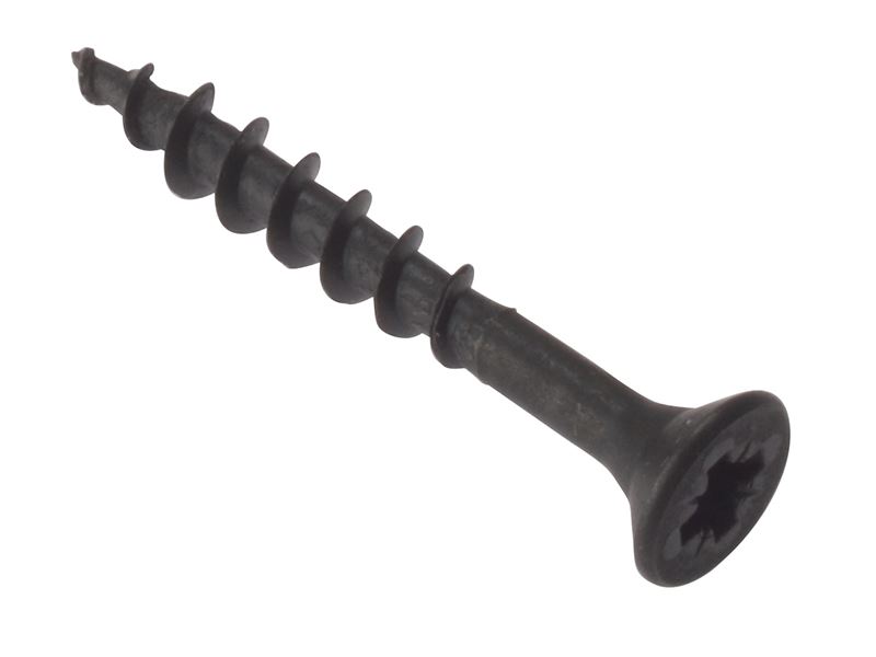 ForgeFix キャビネット用 コーススレッド ポジドリブ 黒燐酸塩コーティング ネジ 4.2x45mm (200本入り)