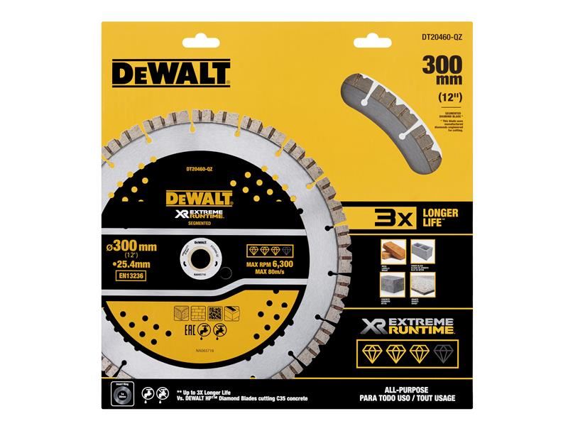 DeWalt ELITE SERIES™ Ολισθαίνοντας Αδαμάντινος Τροχός, 305 x 25.4mm