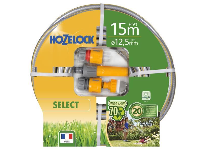Hozelock Startovací sada hadice 15m, 12,5mm, 10letá záruka