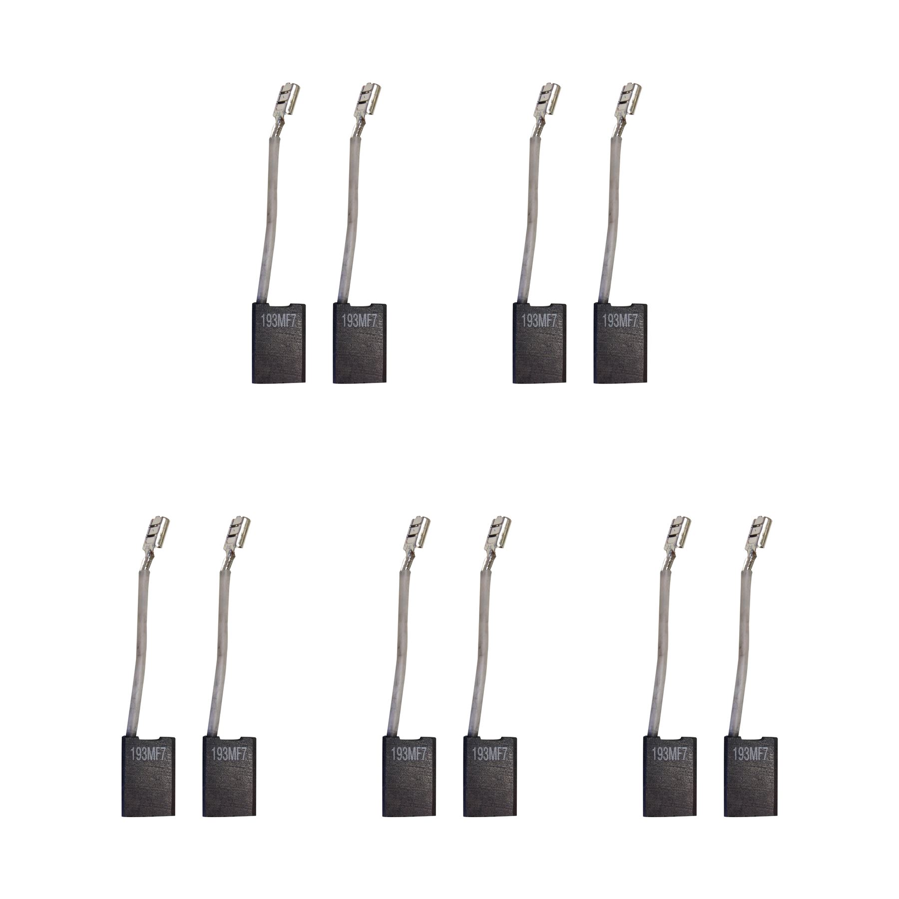 5 Jogos de 2 Escovas de Carbono para AEG-Milwaukee 4931-392611, 8x14x20mm - CAR