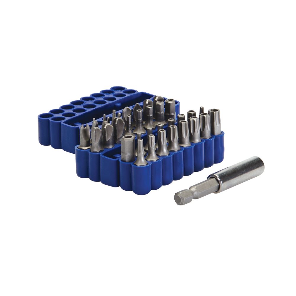 Silverline Security Bit Set, 33pc, Chrome Vanadium, 25mm