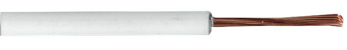 PRO ELEC H05Z-K Pevný instalatérský kabel, 0,5mm², bílý, 100m