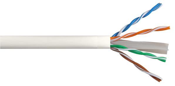 PRO POWER Καλώδιο Δικτύωσης UTP, Αγωγοί CCA, 305m, Λευκό