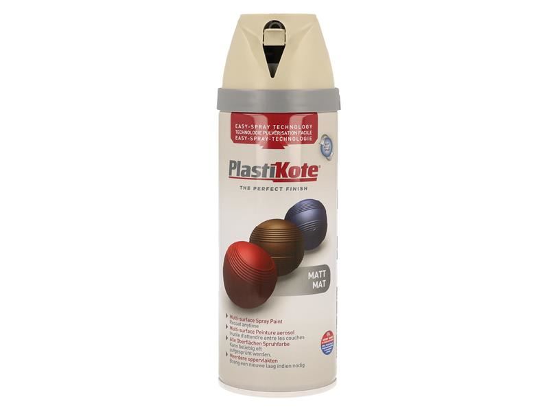 PlastiKote - Cat Semburan Matt Warna French Grey 400ml