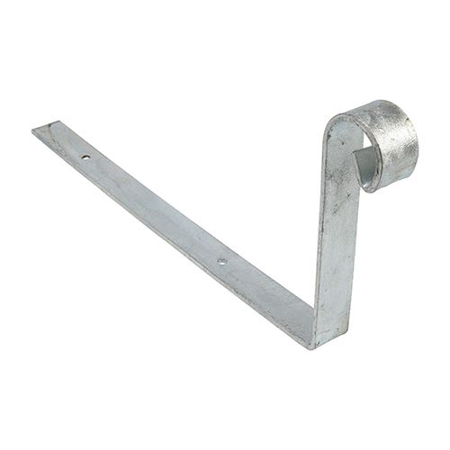 Timco Hierro para Tejado Galvanizado, 300 x 3mm, Acero al Carbono