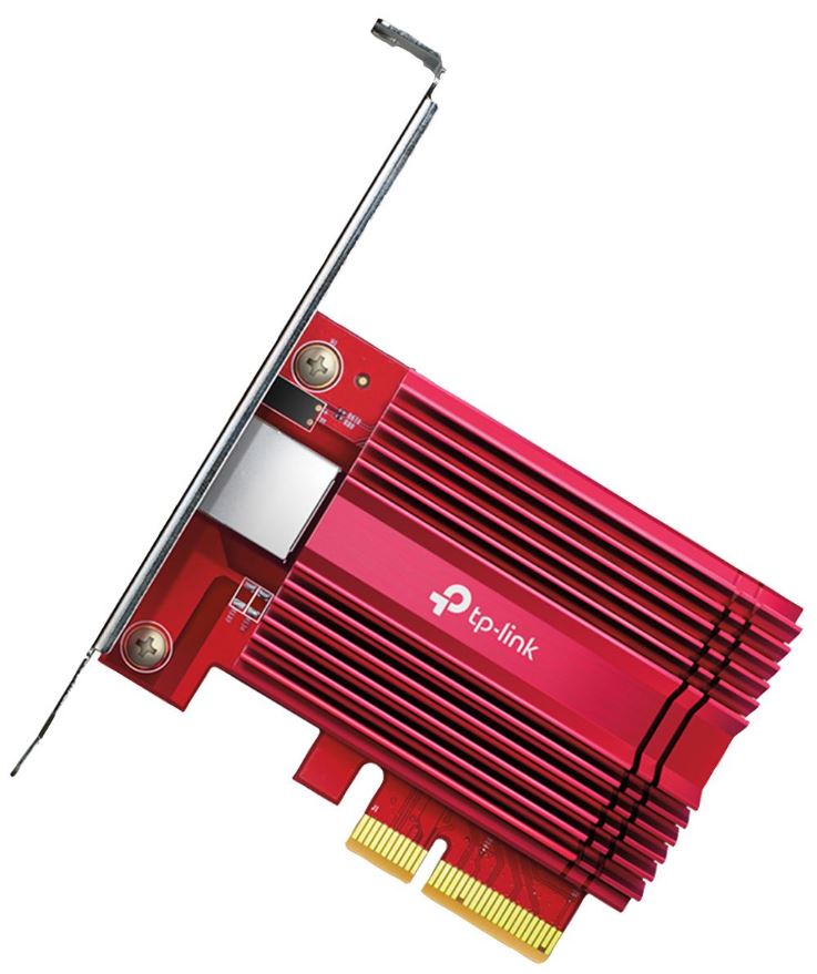 TP-LINK TX401 10G PCI-E Network Adapter with Cat6A Cable