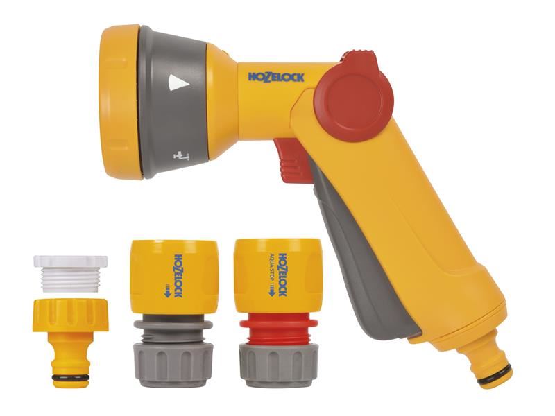 Hozelock 2340 Kit de Démarrage Pistolet Multi-Jets avec 5 Fonctions