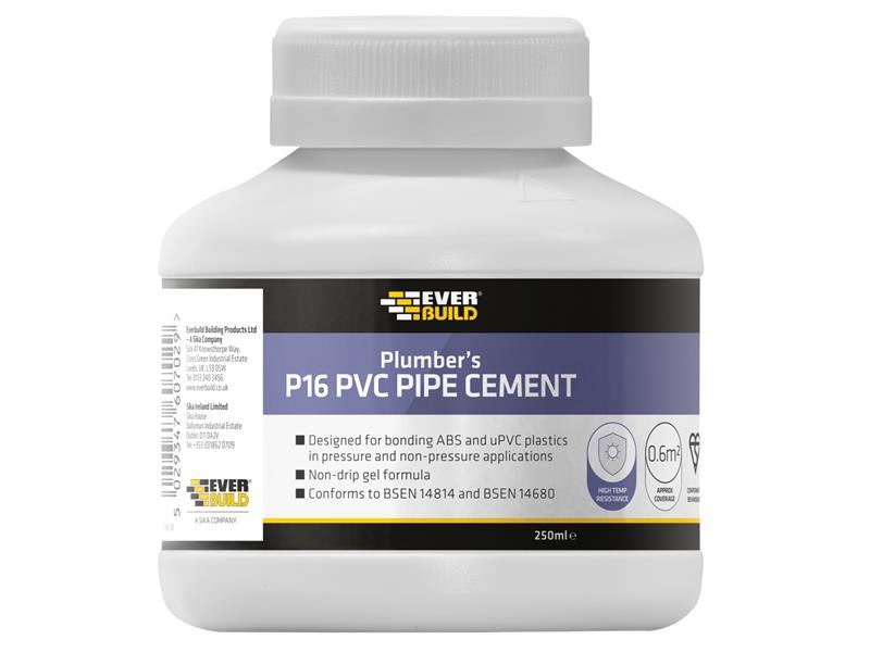 Everbuild Sika - P16 Lem Paip PVC (250ml)