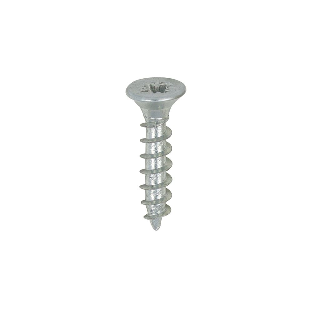 Timco - Vis à bois et aggloméré PZ double fraisure, Zinc, 3.0 x 15mm