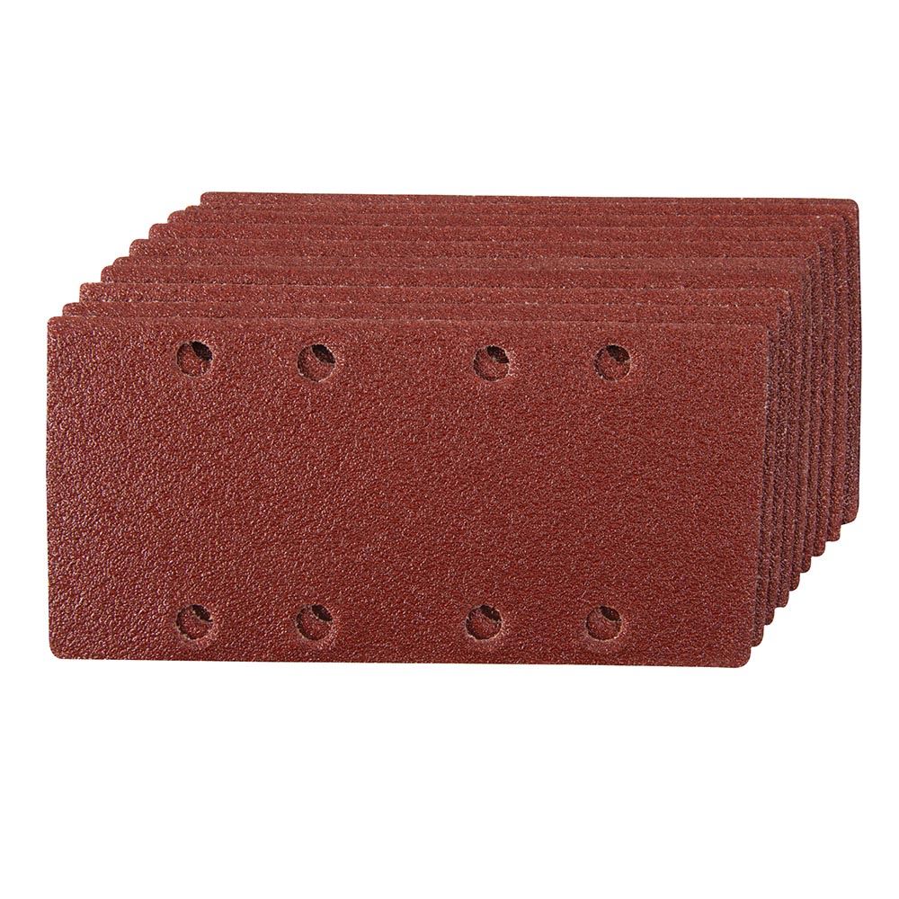 Silverline Hook & Loop Sanding Sheets, 60 Grit, 10-Pack