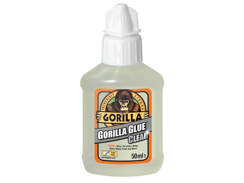 Gorilla Glue Colla a Contatto Trasparente 50ml - Adesivo a Presa Rapida