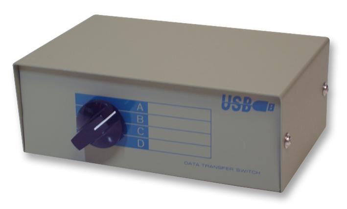 Commutateur USB manuel PRO SIGNAL à 4 ports pour données