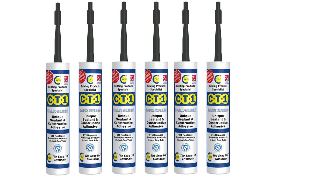 CT1 Dark Green Sealant & Adhesive with TRIBRID Technology (6 Pack)