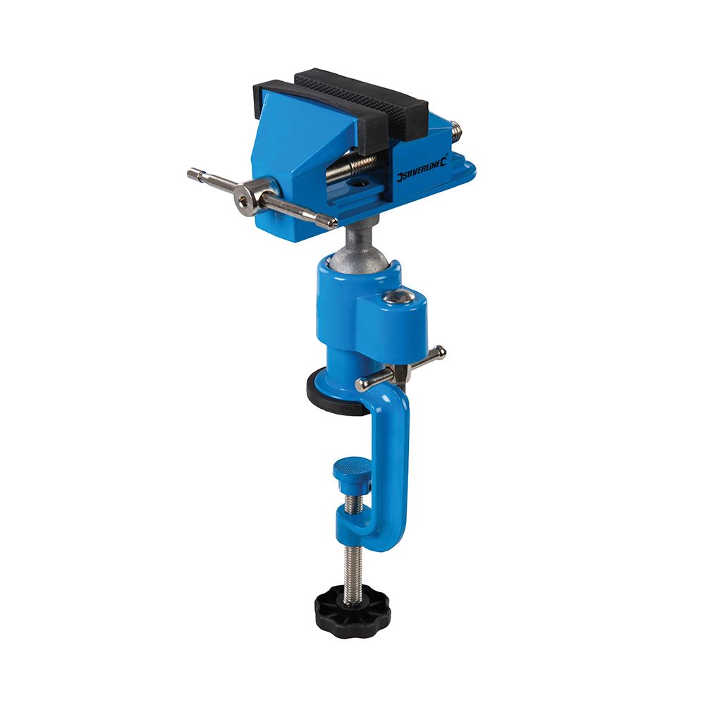 Silverline Multi Angle Vice 70mm Rubber Jaws