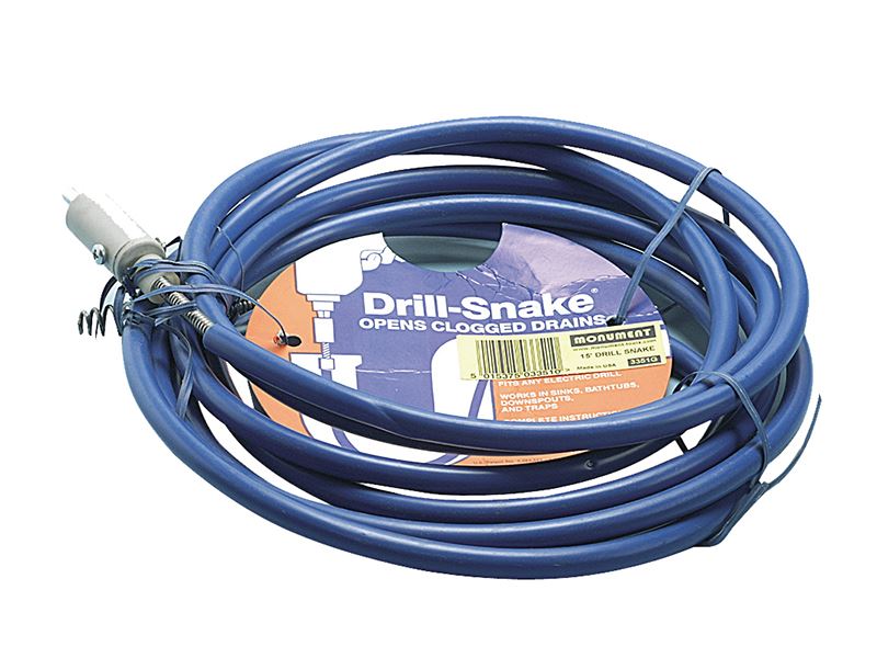 Monument 3351G Drill Snake 15ft (4.5m) with Automatic Clutch