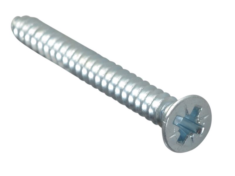 ForgeFix Αυτοκόλλητες Βίδες Pozi Pan Head 38mm x 8, Συσκευασία 12τεμ