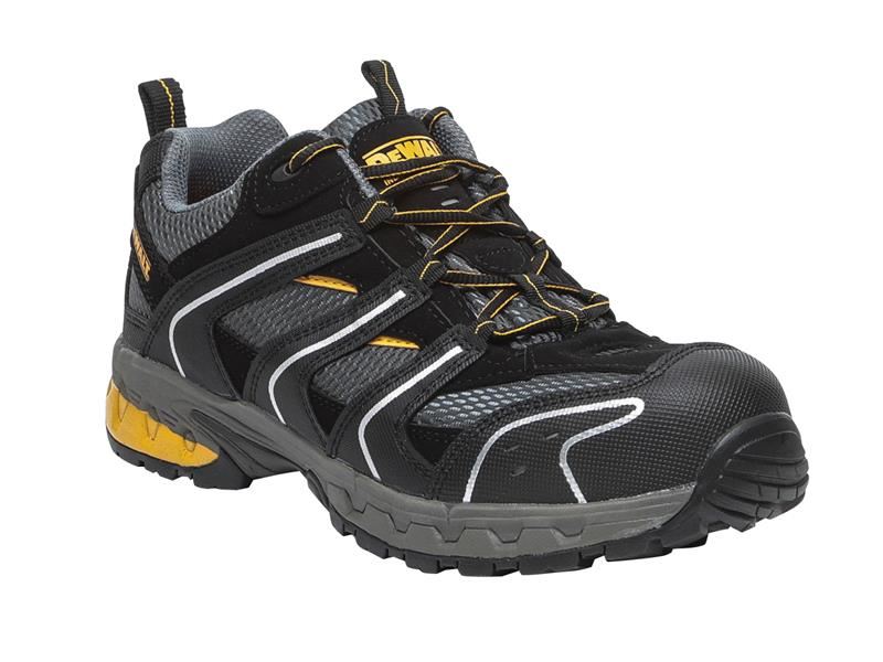 DeWALT Cutter Safety Trainers - Black, UK 12, EN ISO 20345-2011