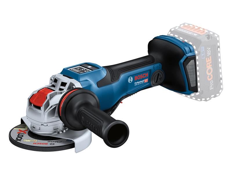 Bosch GWX 18V-15 PSC BITURBO Angle Grinder, 125mm, Bare Unit