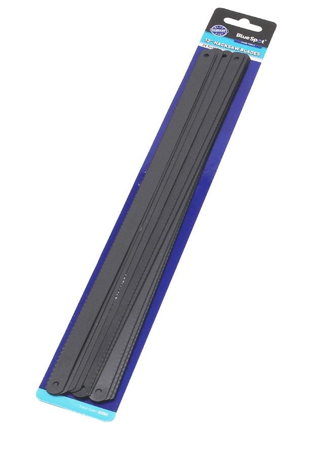 Blue Spot Tools - Set Bilah Gergaji Besi 10 Keping 300mm (12 Inci)