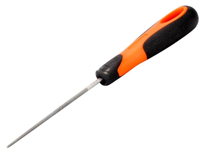 Bahco Lima Redonda con Mango ERGO, 200 mm (8 pulgadas)