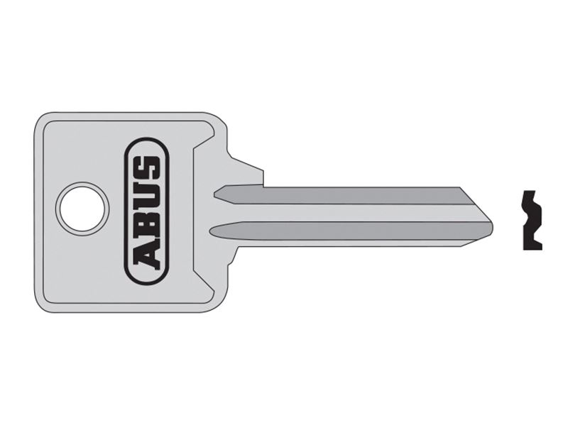 ABUS 85/40 40mm Right Hand Key Blank