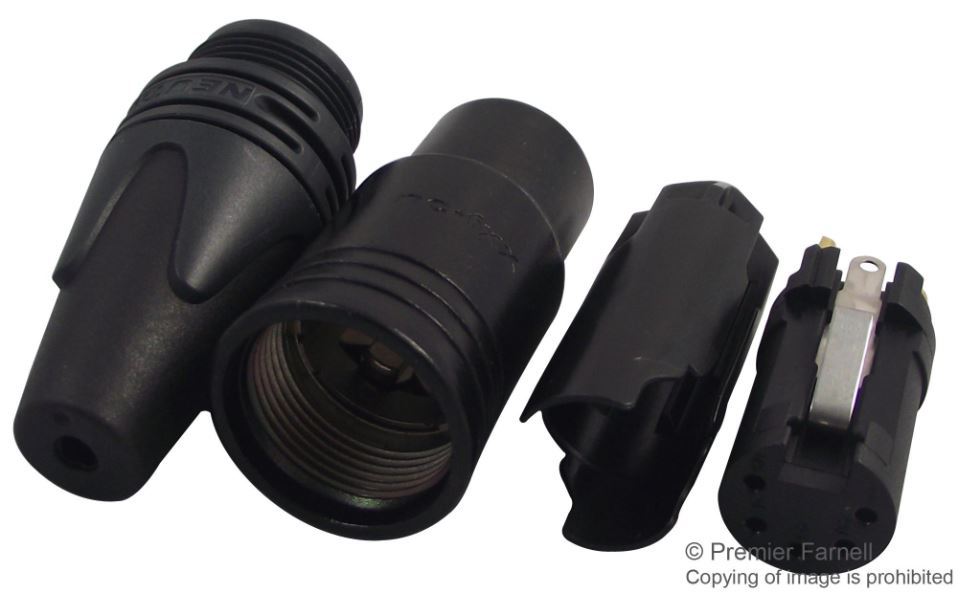 NEUTRIK Presa XLR a 5 Poli, Nero