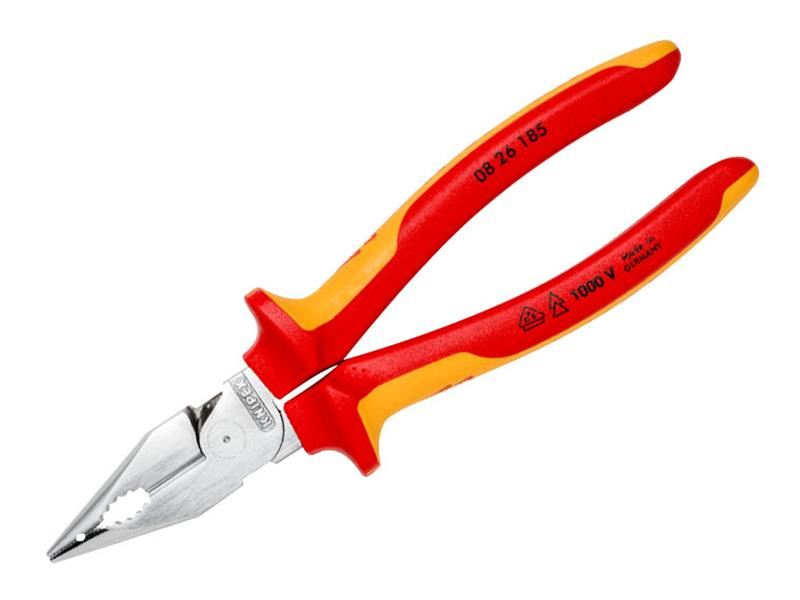 Knipex VDE-Kombizange mit Spitzkopfform 185mm