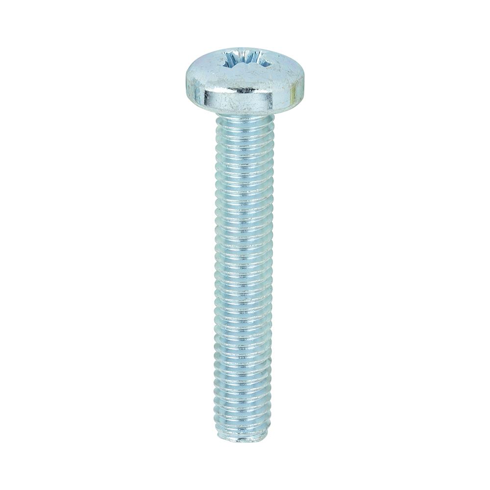 Timco ברגי מכונה מטריים, ראש פאן, ציפוי אבץ, M5 x 30 מ״מ, 100 יחידות