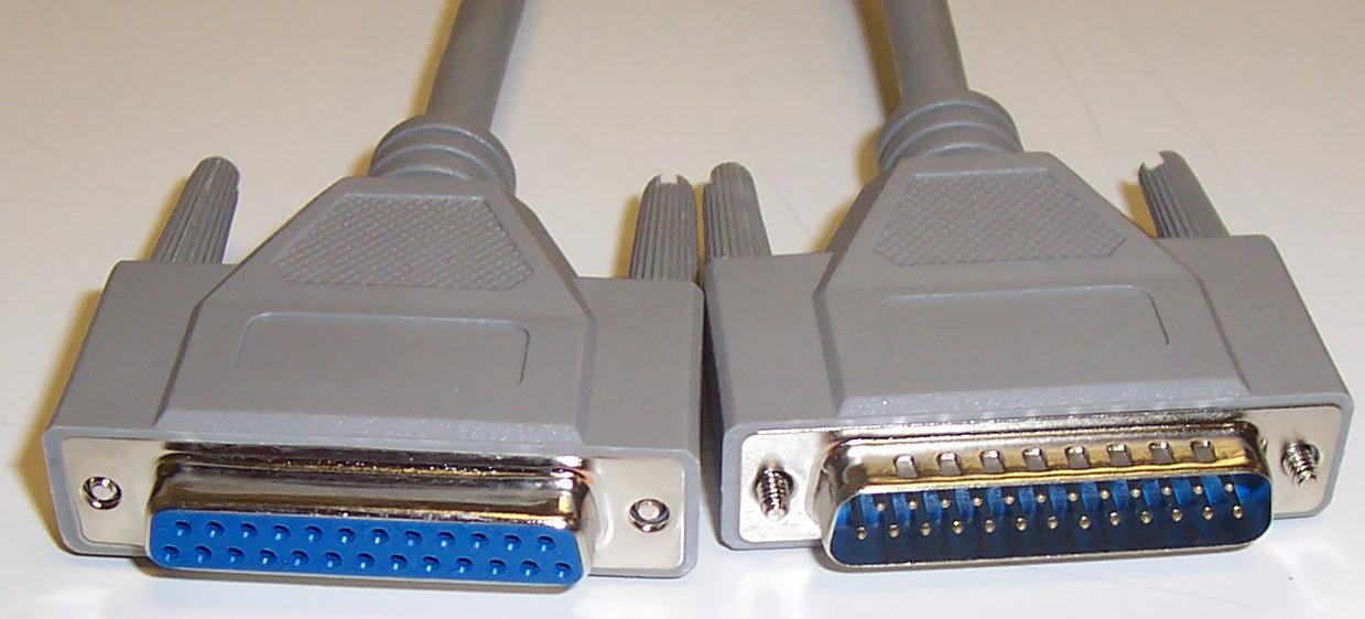 PRO SIGNAL 25-Pin D-Sub Male to Female Lead, 10m, Grey