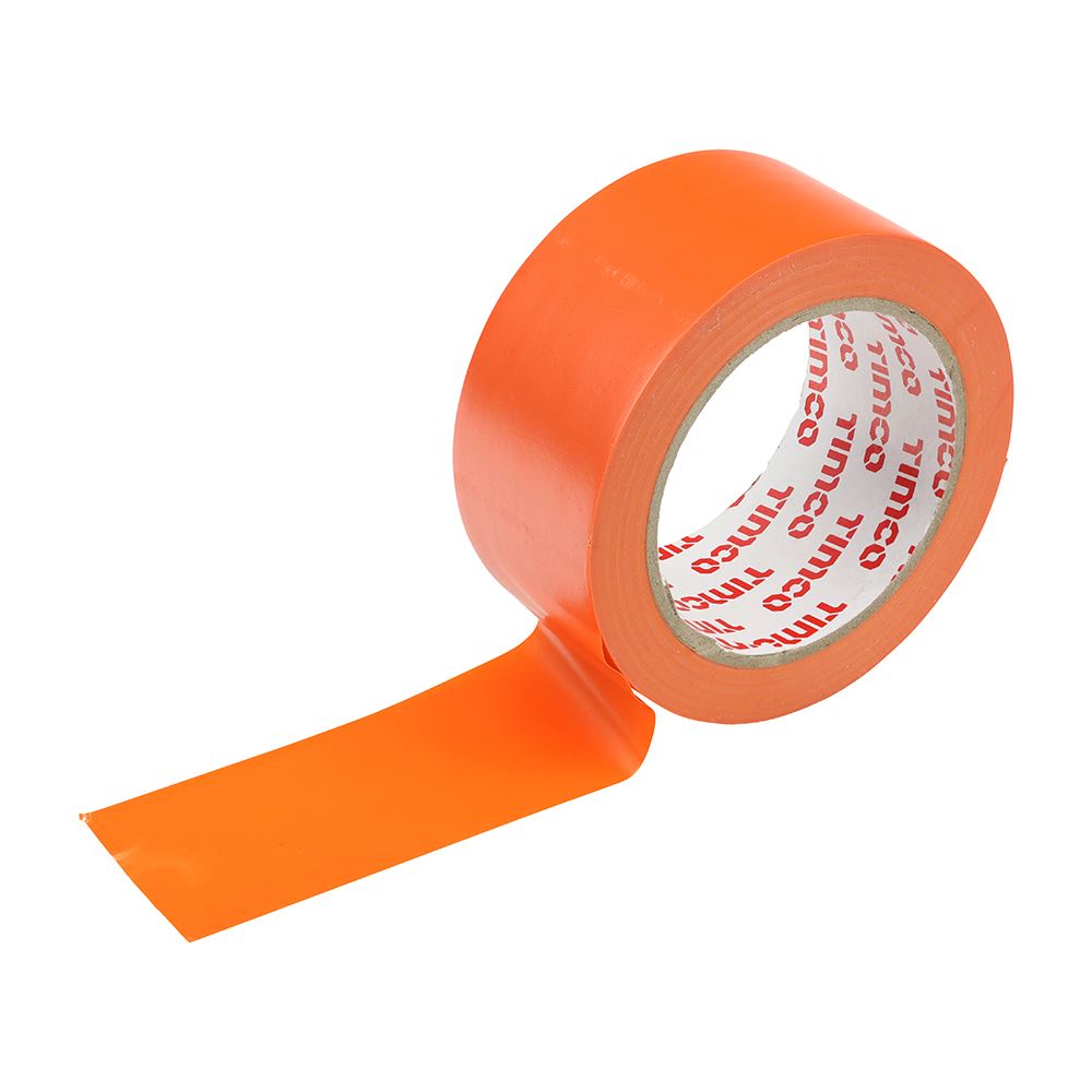 Timco High Strength PVC Builder's Tape, 33m x 50mm, Orange