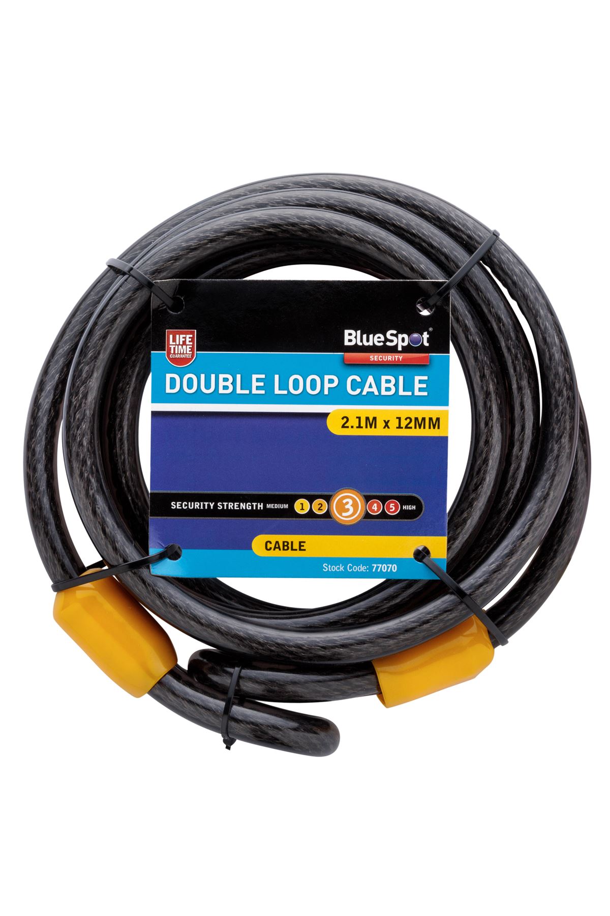 Blue Spot Tools Cavo Doppio Anello in Acciaio 2,1m x 12mm