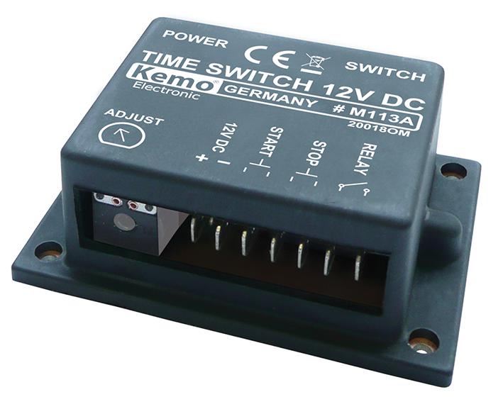 KEMO ELECTRONIC - Zeitschaltmodul 12-15 V/DC