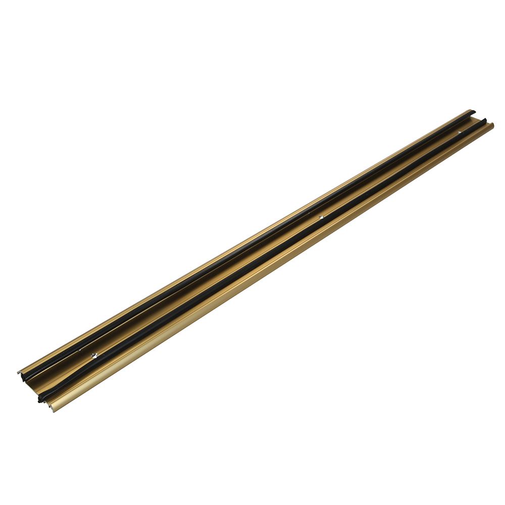 Fixman Slimline Door Threshold, Aluminium, Gold, 914mm
