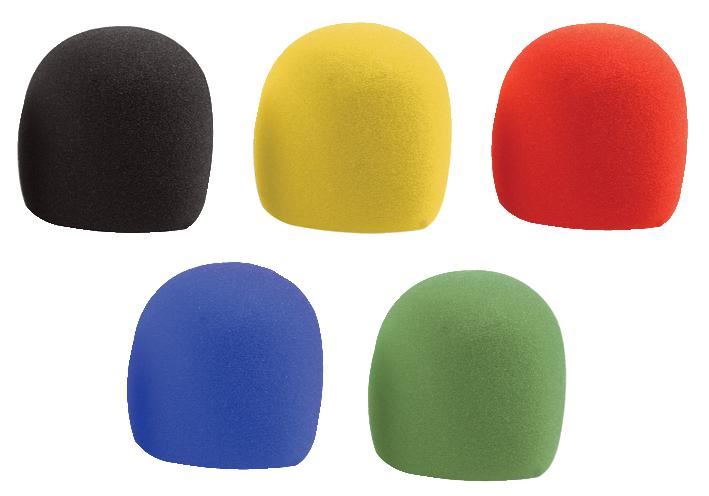 PULSE Windshield para Microfone Multicores, Pack de 5